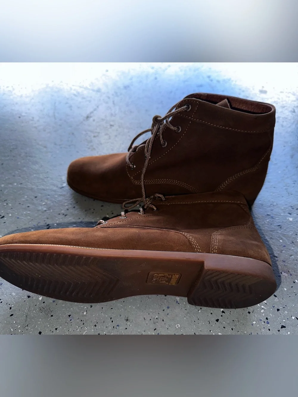 Brown Suede Chukka Lace-Up Boots Women’s Size 10 | Classic Casual Everyday Boots